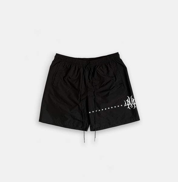 MONOGRAM GARTER SHORTS – MIRARI LOUNGE